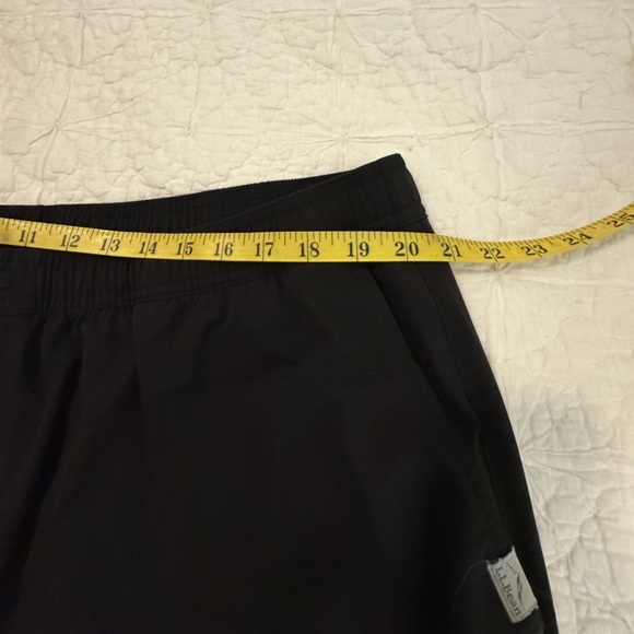 L.L.Bean Multisport Pants Drawstring Lightweight Black Mens XXL 32” Black - Picture 9 of 11